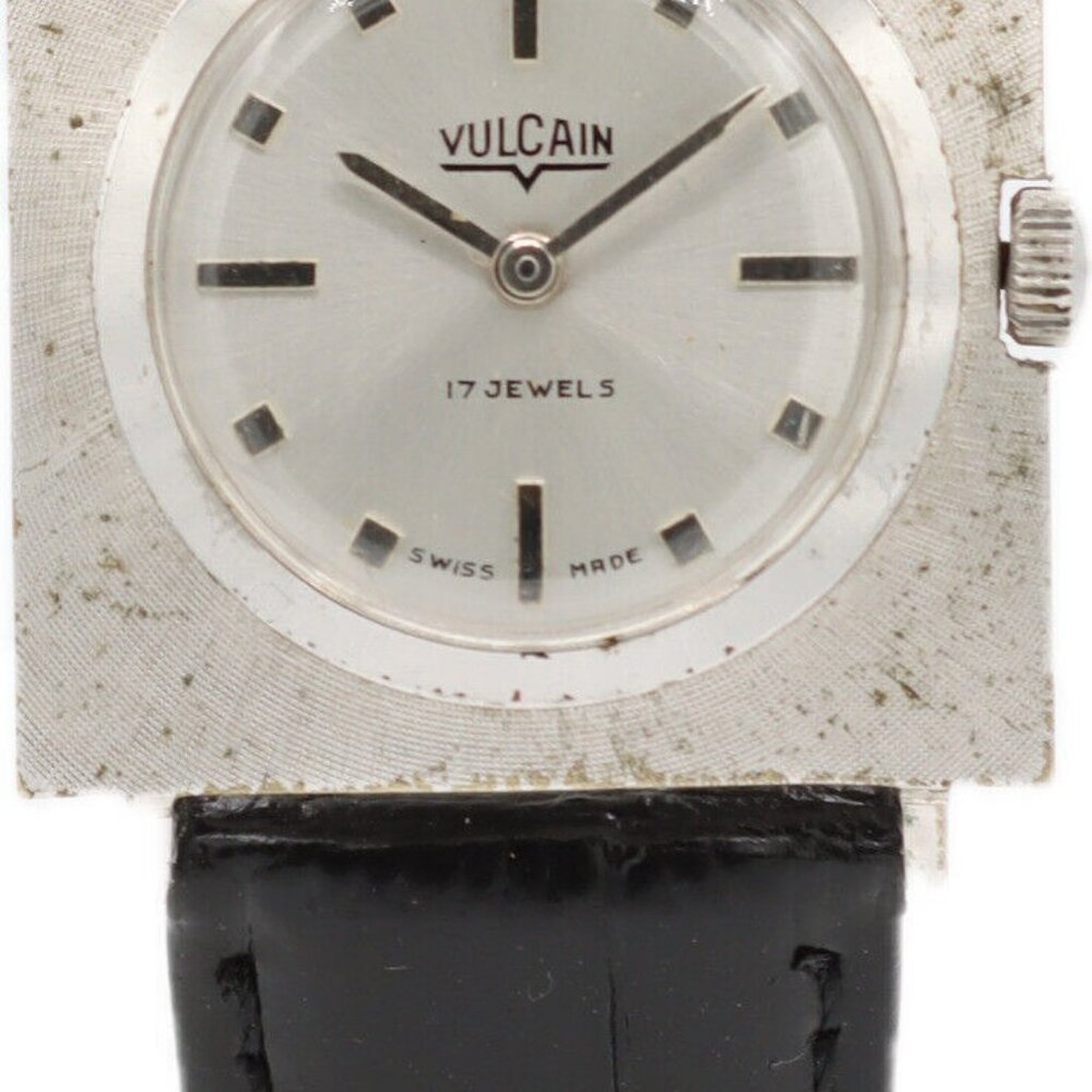 Vintage Vulcain Grand Prix Men's Mechanical Wristwatch MSR Swiss Steel Square